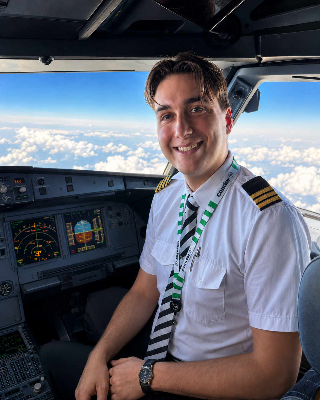 Ryan Pereira, Airbus A320 First Officer